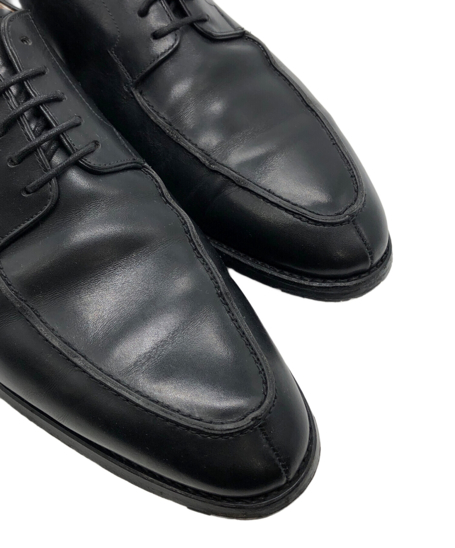 山陽山長　Uチップシューズ　黒7 山陽山長Uチップシューズ黒7