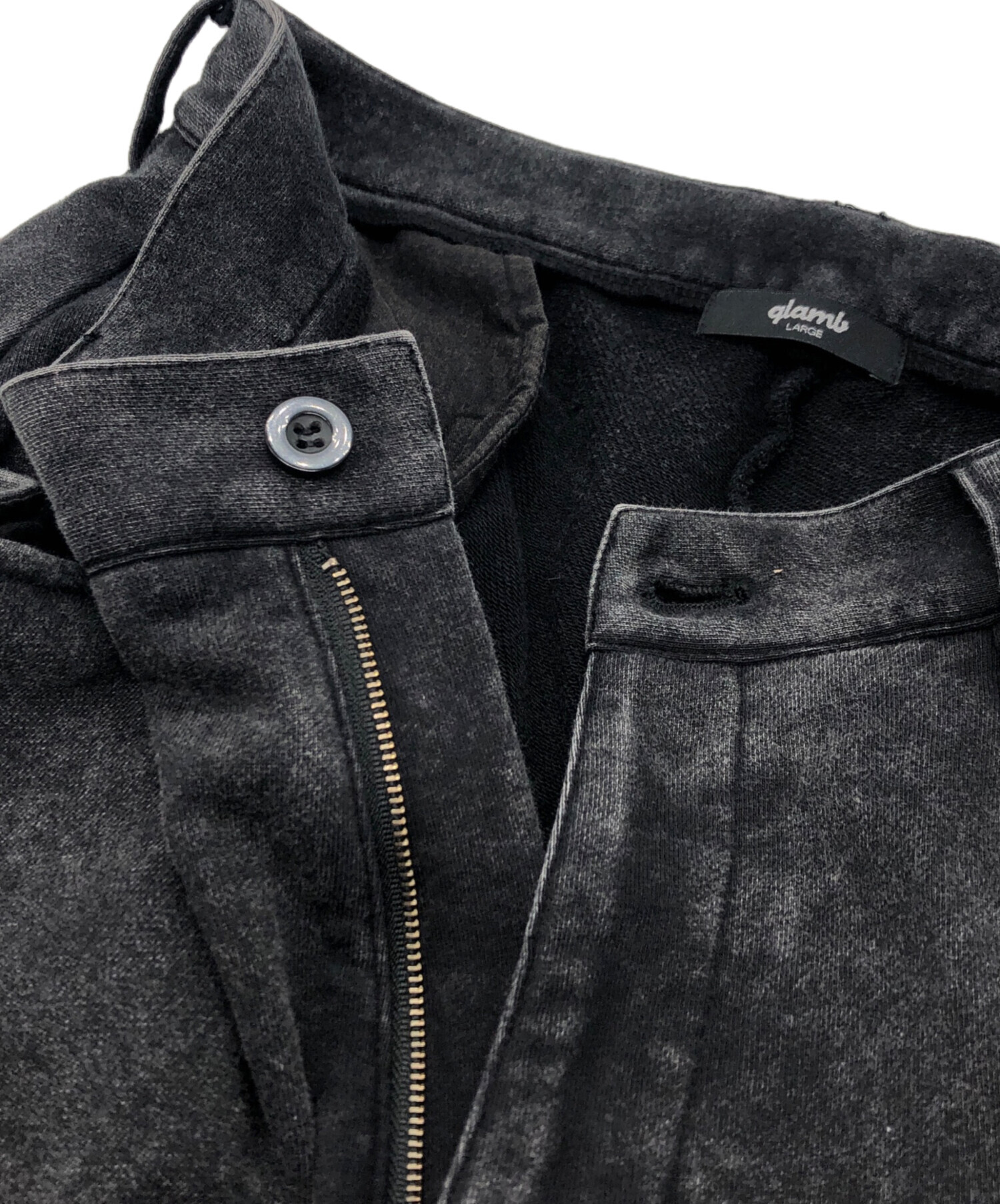 中古・古着通販】glamb (グラム) Distorted Tuck Pants グレー サイズ