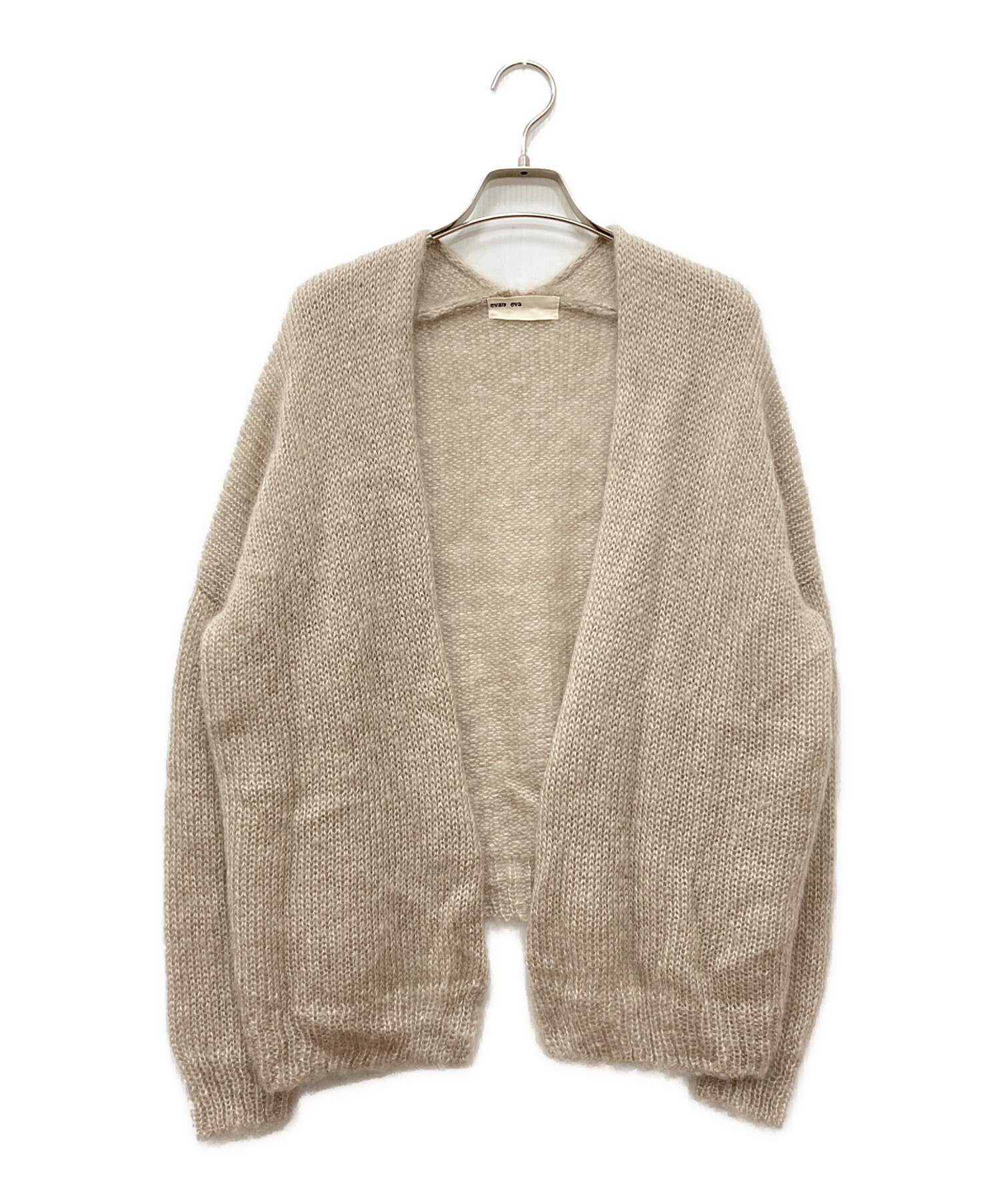 中古・古着通販】evam eva (エヴァムエヴァ) mohair silk cardigan