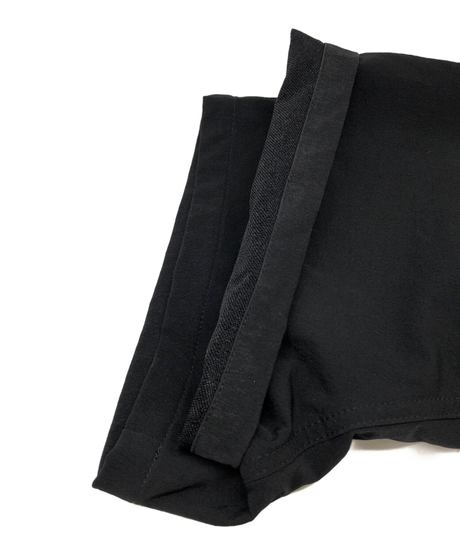 RUFFLOG ラフロッグ サイドポケット ストレッチパンツ 黒 XL 中古・古着通販】rufflog (ラフロッグ) OUT POCKET STRETCH SHORTS