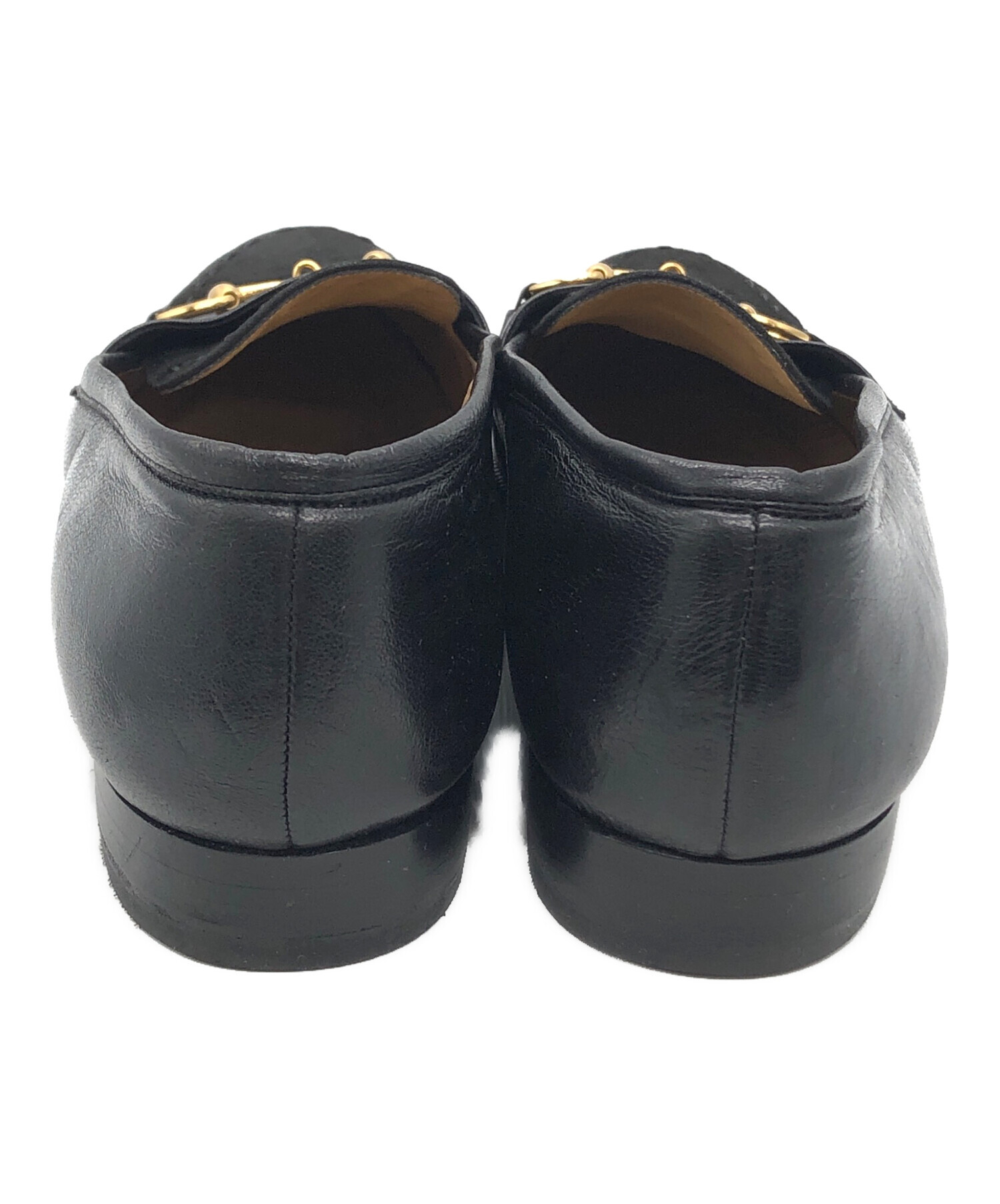 希少サイズ GUCCI レディース ホースビットローファー 黒 38 ホースビット ウィメンズ ローファー ・ブラック レザー | GUCCI公式