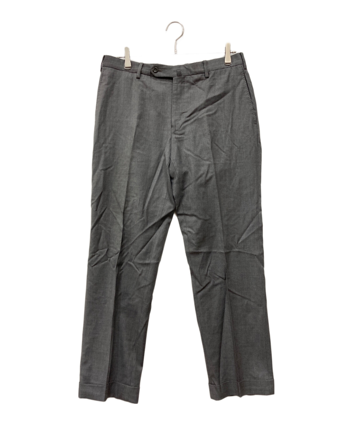 クリーニング済 ビームス F別注 インコテックス ウールパンツ グレー 50 中古・古着通販】INCOTEX (インコテックス) BEAMS F (ビームスエフ