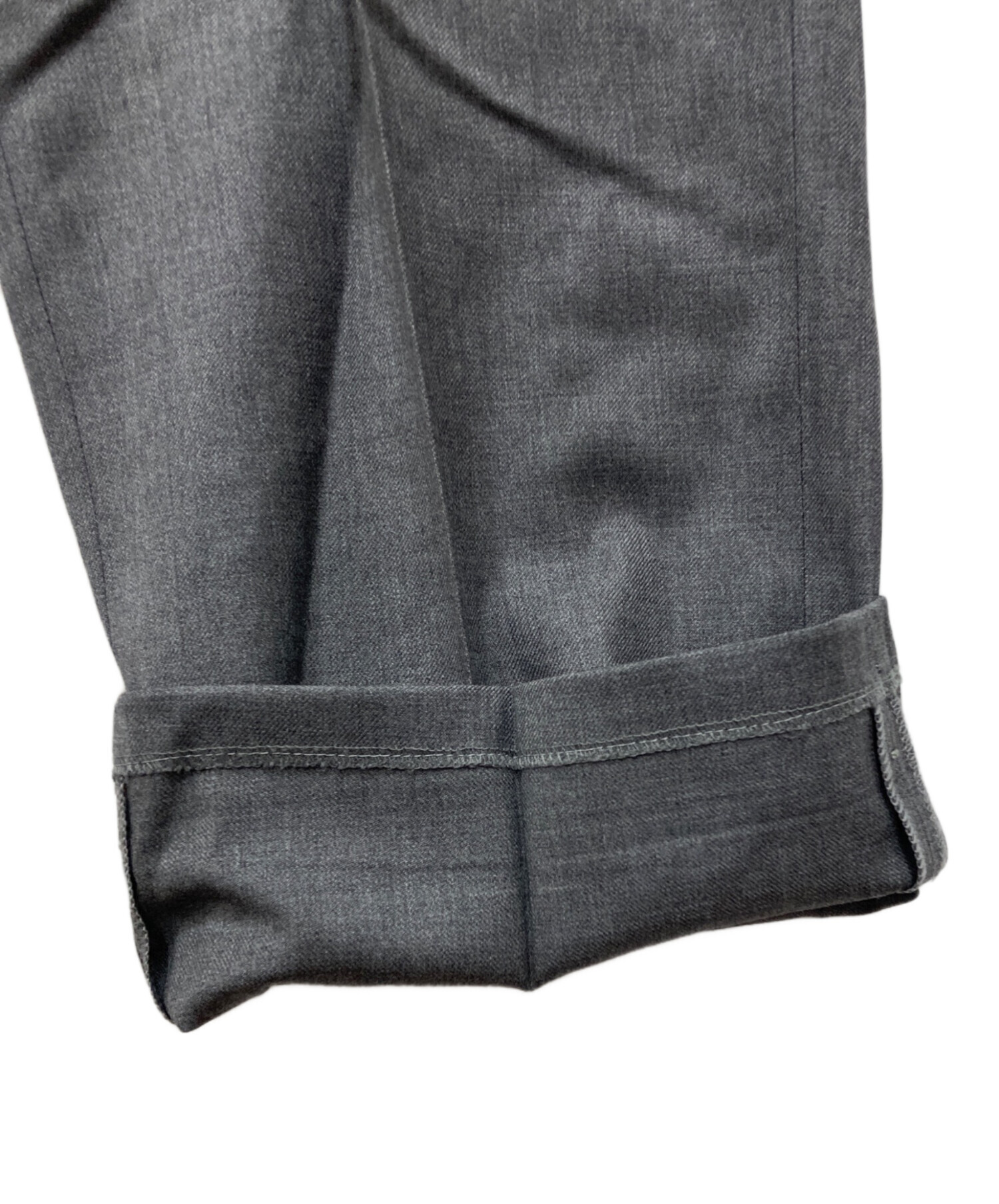 クリーニング済 ビームス F別注 インコテックス ウールパンツ グレー 50 クリーニング済 ビームス F別注 インコテックス ウールパンツ グレー