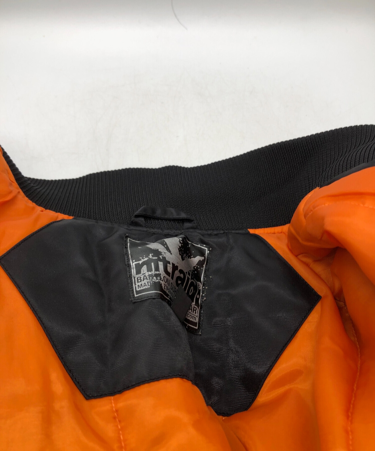 中古・古着通販】NITRAID (ナイトレイド) ナイロンスタジャン ブラック