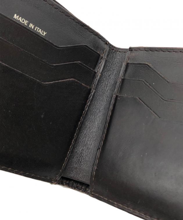 中古・古着通販】TOM FORD (トムフォード) 型押し2つ折り財布 ブラウン