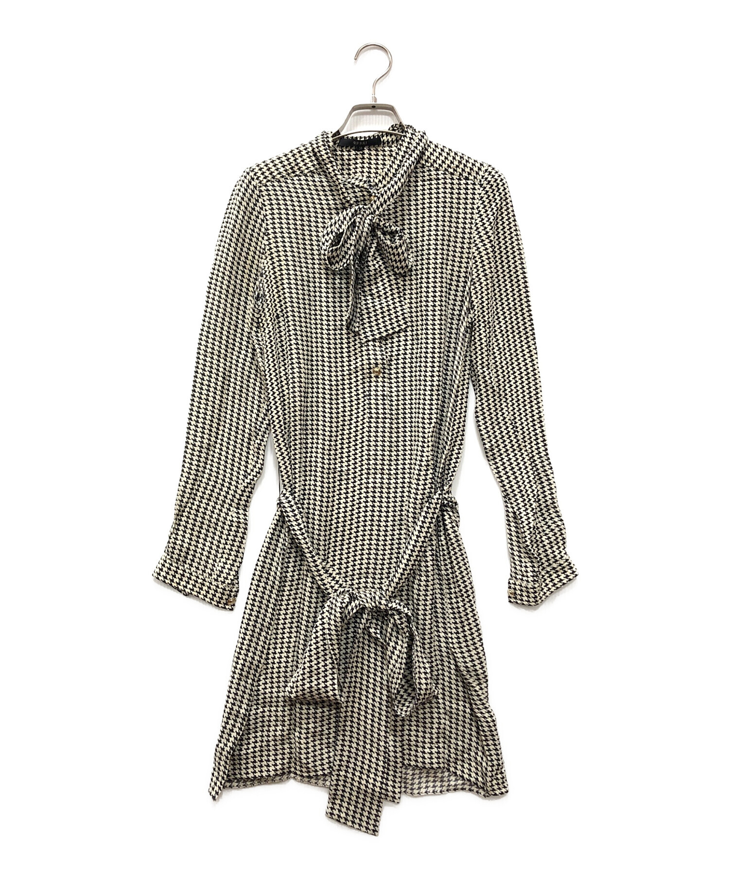 中古・古着通販】GUCCI (グッチ) 総柄シルクワンピース ホワイト