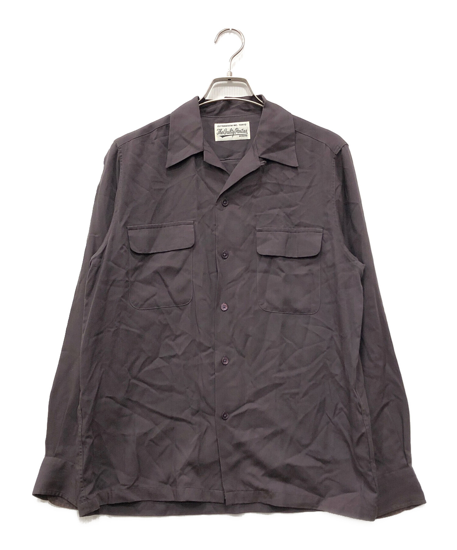 中古・古着通販】WACKO MARIA (ワコマリア) レーヨンシャツ ベージュ