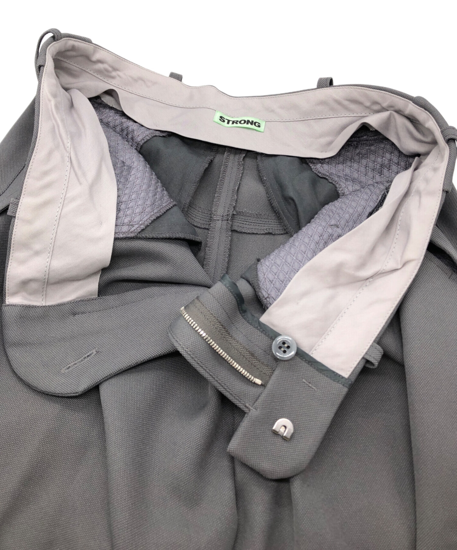 中古・古着通販】STRONG 003 (ストロング003) TROUSERS グレー サイズ