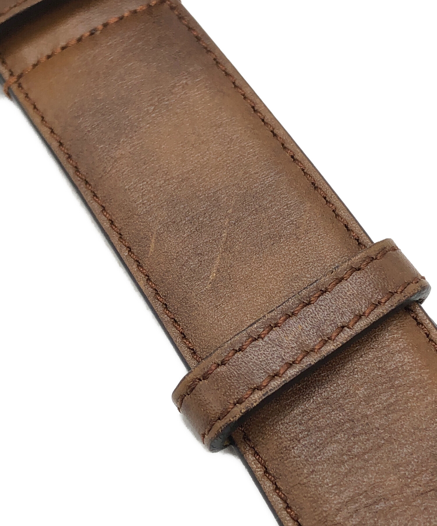 中古・古着通販】JOHN LOBB (ジョンロブ) レザーベルト ブラウン