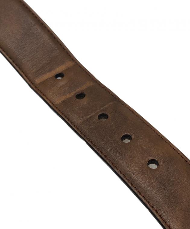 中古・古着通販】JOHN LOBB (ジョンロブ) レザーベルト ブラウン