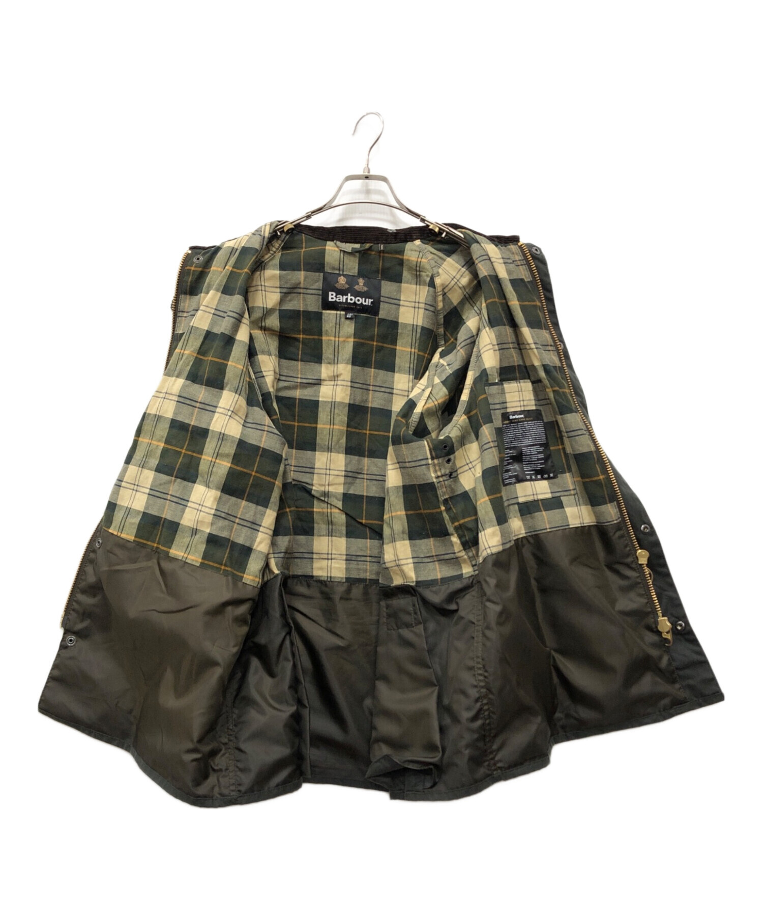 Barbour オリーブグリーン ジャケット 40 Barbour オリーブグリーンジャケット 40 Barbour オリーブグリーン