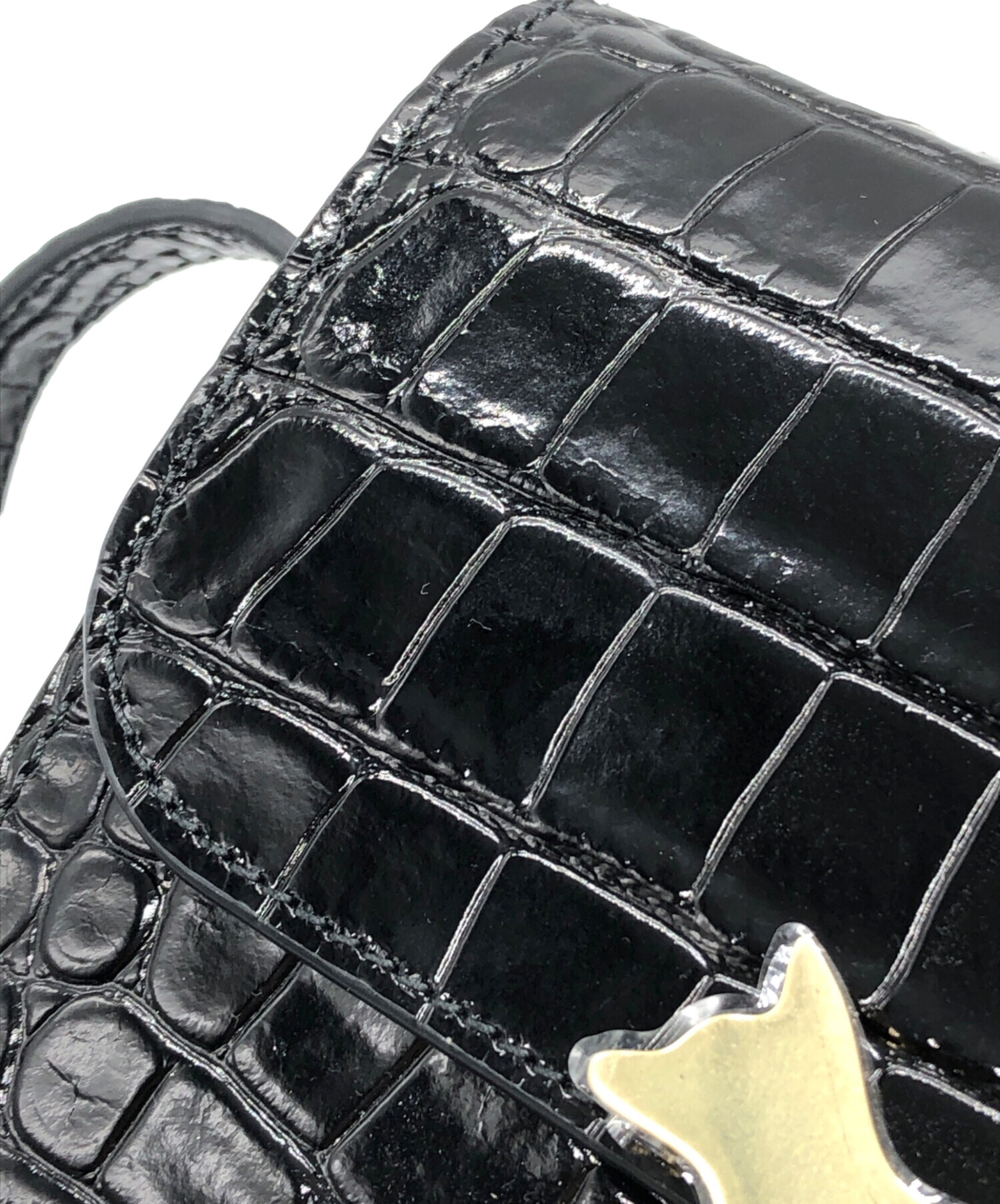 中古・古着通販】maison kitsune (メゾンキツネ) EDIE BAG ブラック