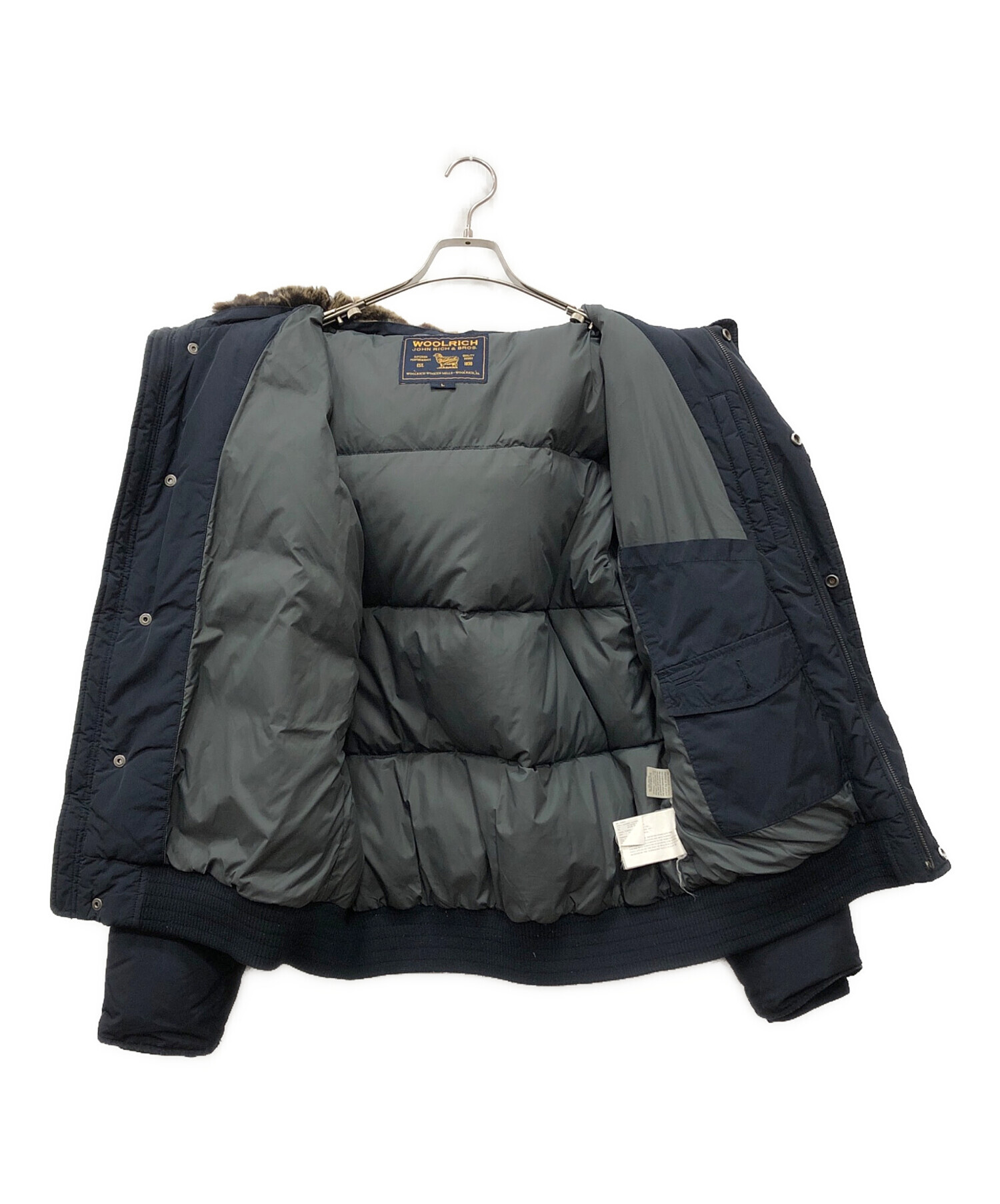 中古・古着通販】WOOLRICH (ウールリッチ) ファー付きダウン 中古・古着通販】WOOLRICH (ウールリッチ) ファー付きダウン