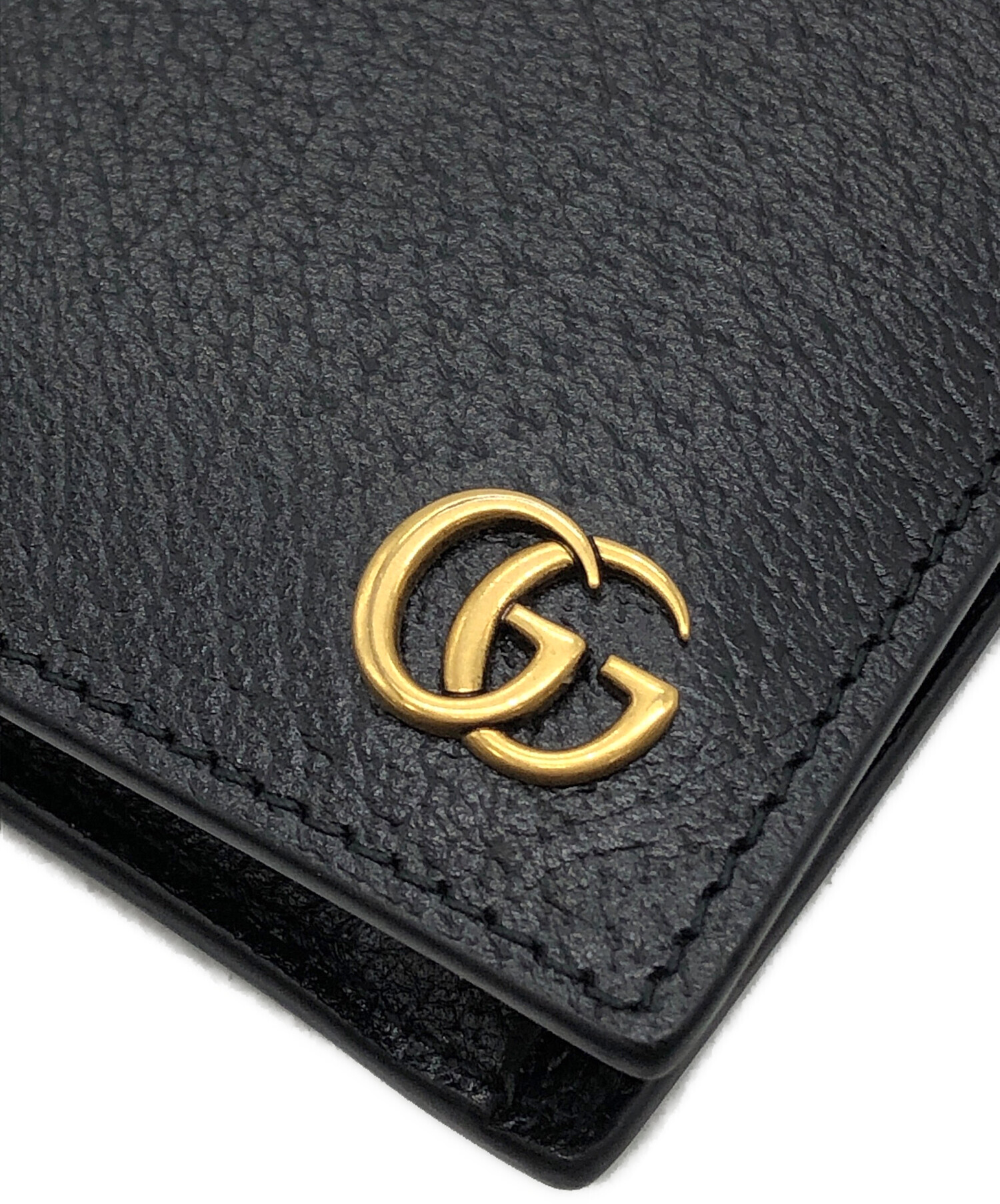 中古・古着通販】GUCCI (グッチ) マーモント2つ折りレザー財布