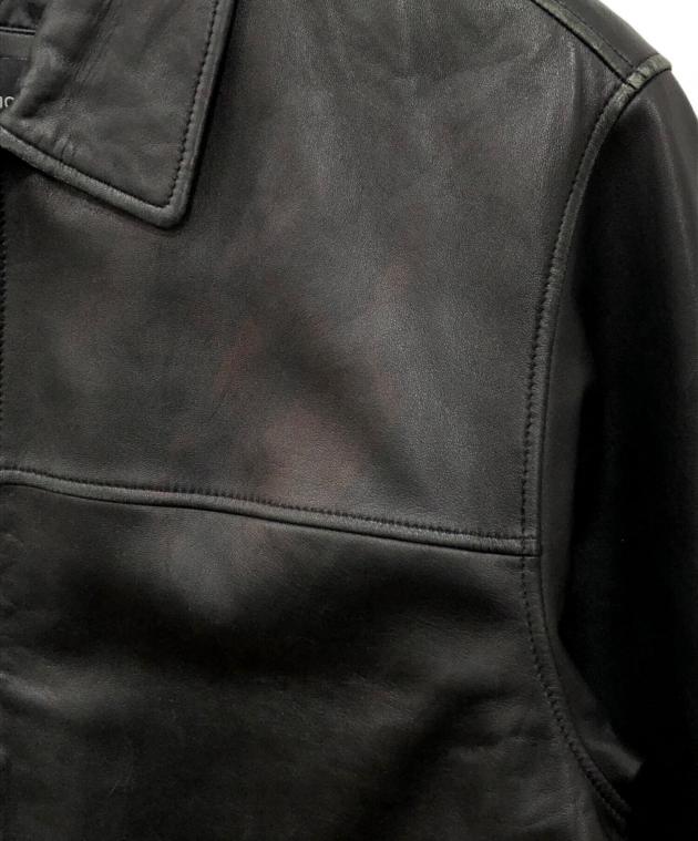 美品 claiborne クレイボーン ブラック レザージャケット 中古・古着通販】Claiborne (クレイボーン) レザージャケット ブラック