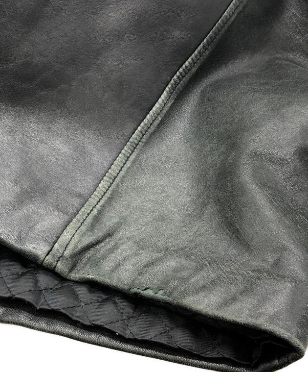 中古・古着通販】Claiborne (クレイボーン) レザージャケット ブラック