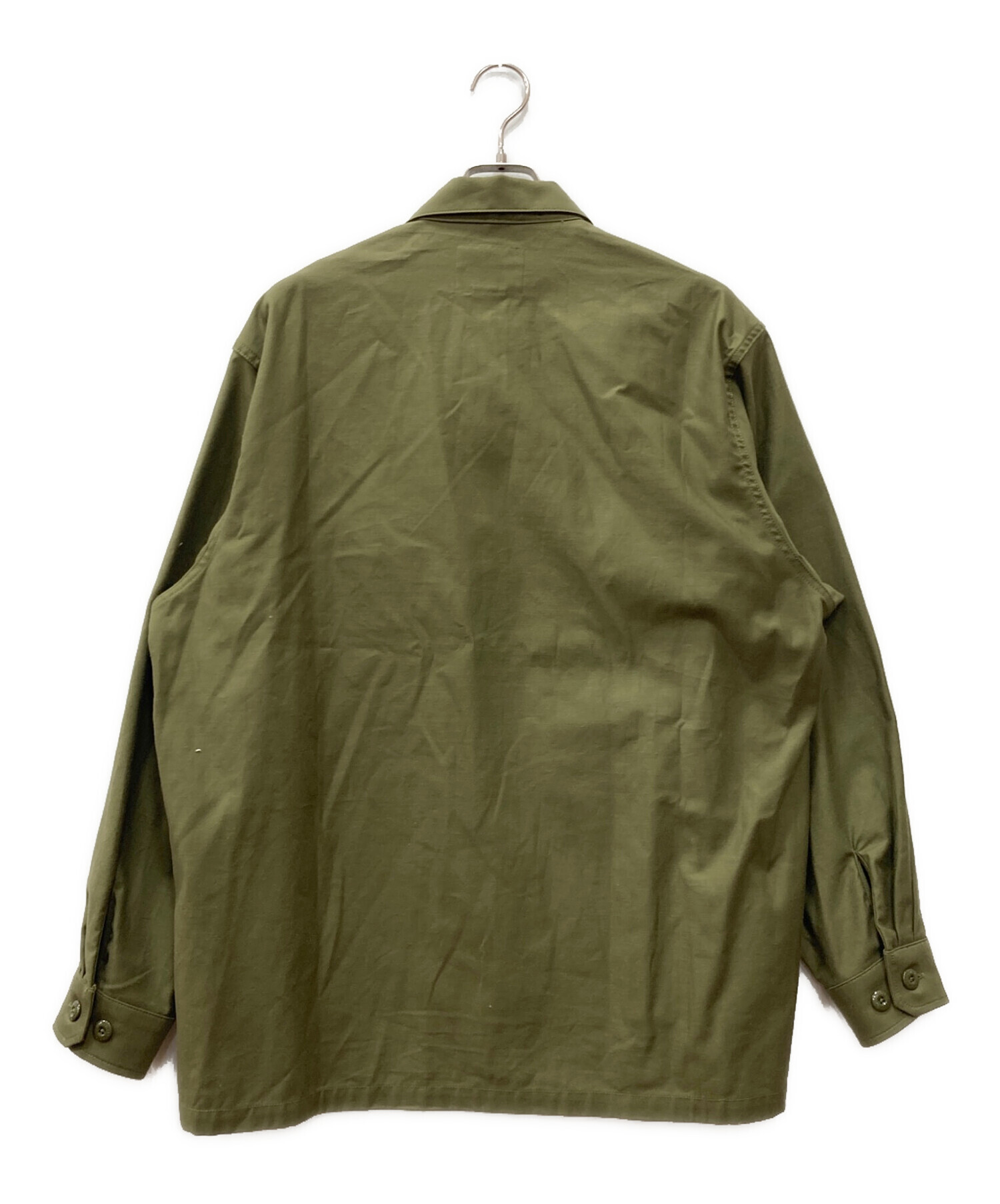 中古・古着通販】WTAPS (ダブルタップス) LS / COTTON. SATIN グリーン