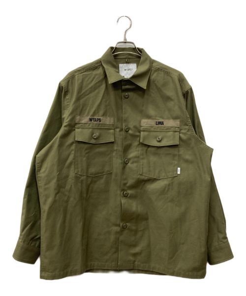 wtaps 222atdt-csm13 bdy 01 l/s 美中古 WTAPS ダブルタップス 22AW 222ATDT-CSM13 BDY 01 / LS / COTTON