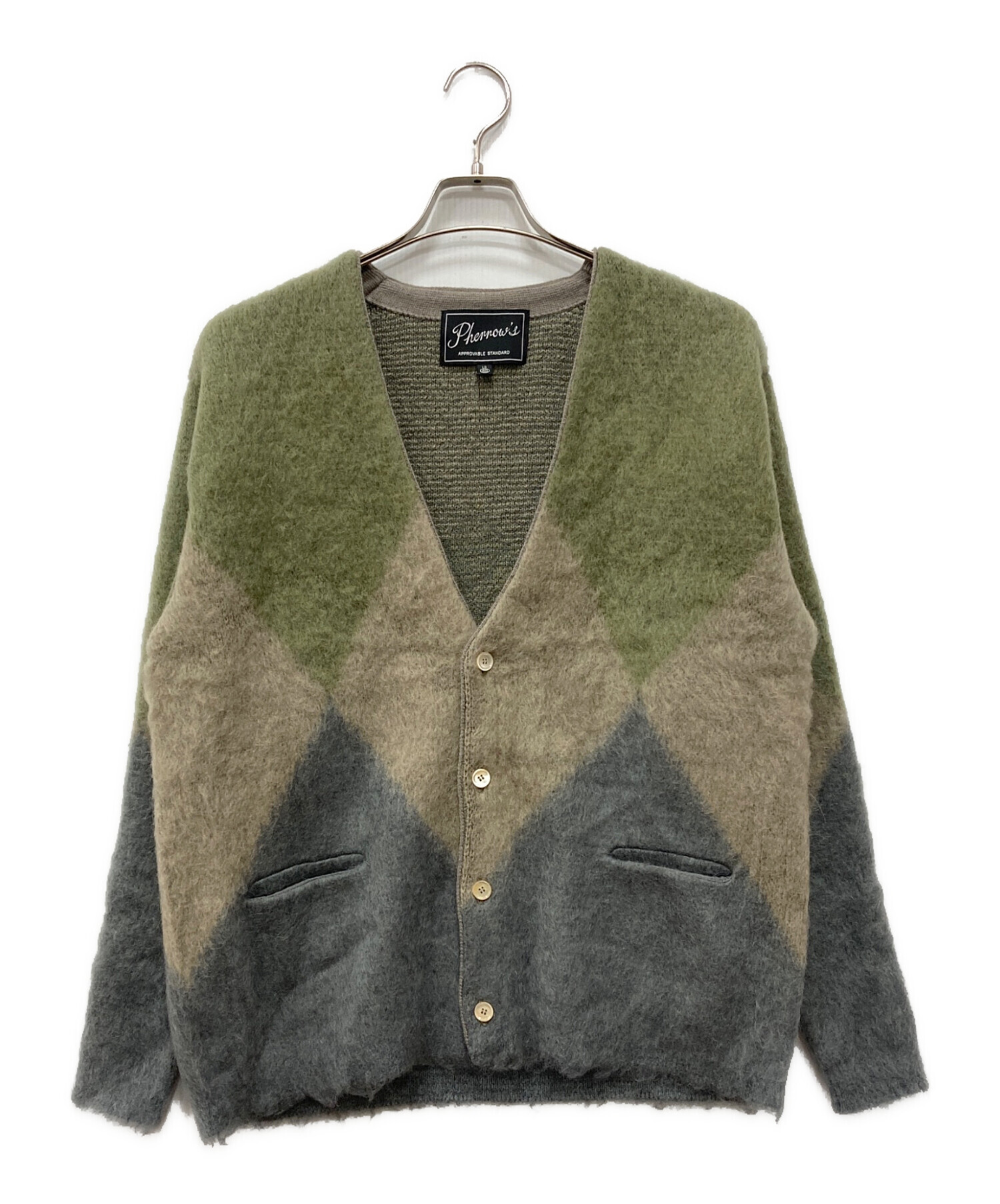 Pherrow's フェローズ モヘア ウール カモフラ 迷彩 ニット セーター Pherrow's フェローズ モヘア ウール カモフラ 迷彩 ニット セーター