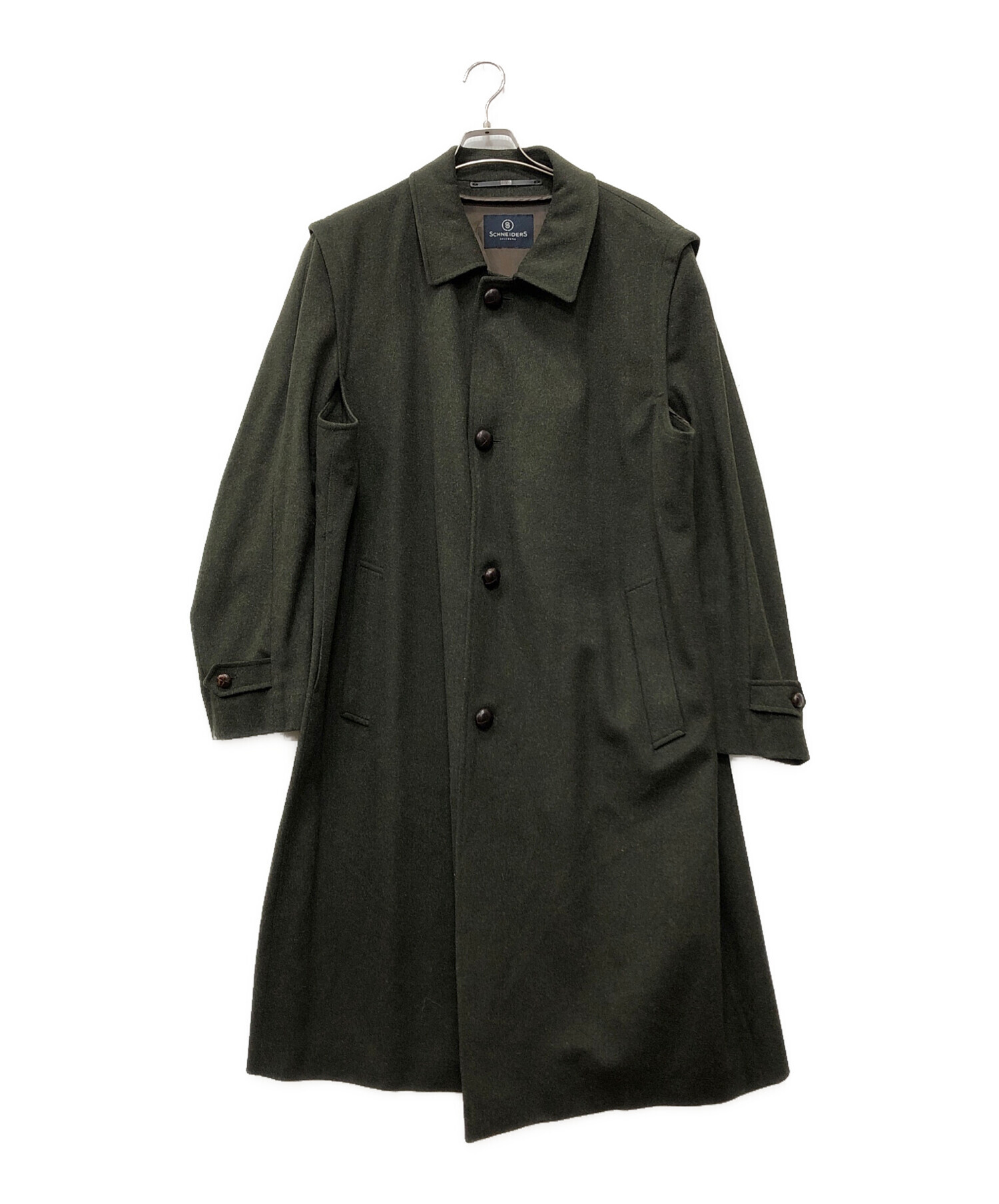 中古・古着通販】schneiders (シュナイダー) ウールステンカラーコート