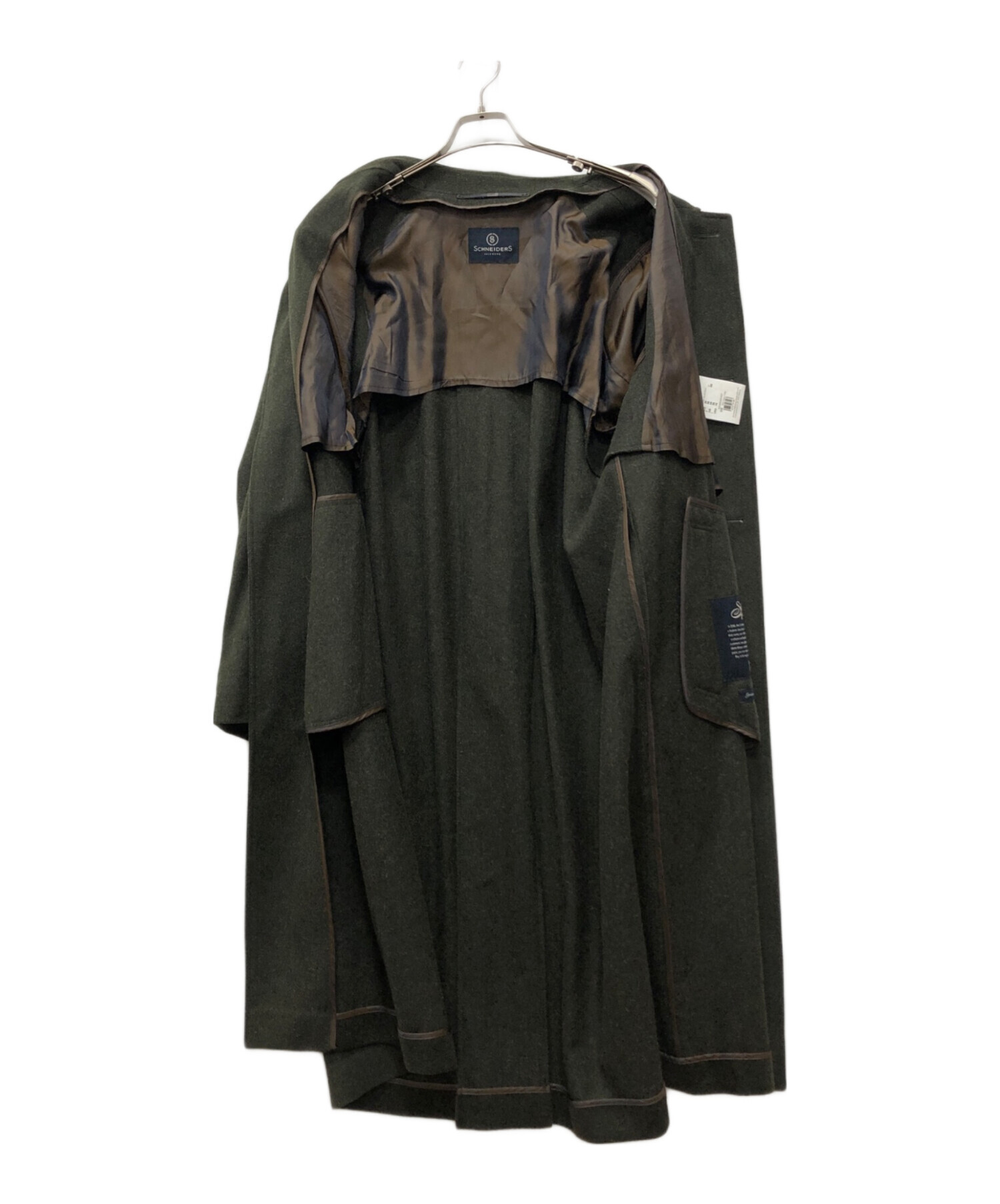 シュナイダー　SCHNEIDERS ゴアテックス ステンカラーコート　コート 中古・古着通販】schneiders (シュナイダー) ウールステンカラーコート