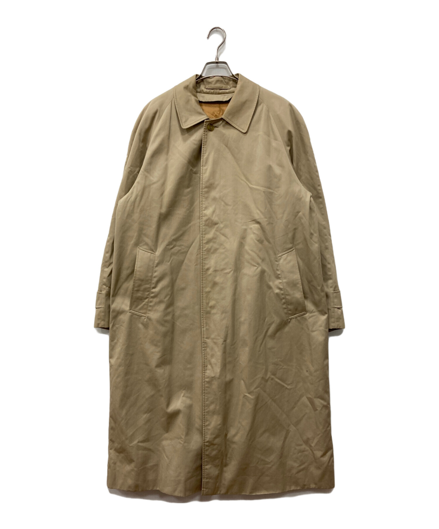 BURBERRY ステンカラーコート ベージュ 中古・古着通販】Burberry's (バーバリーズ) ステンカラーコート