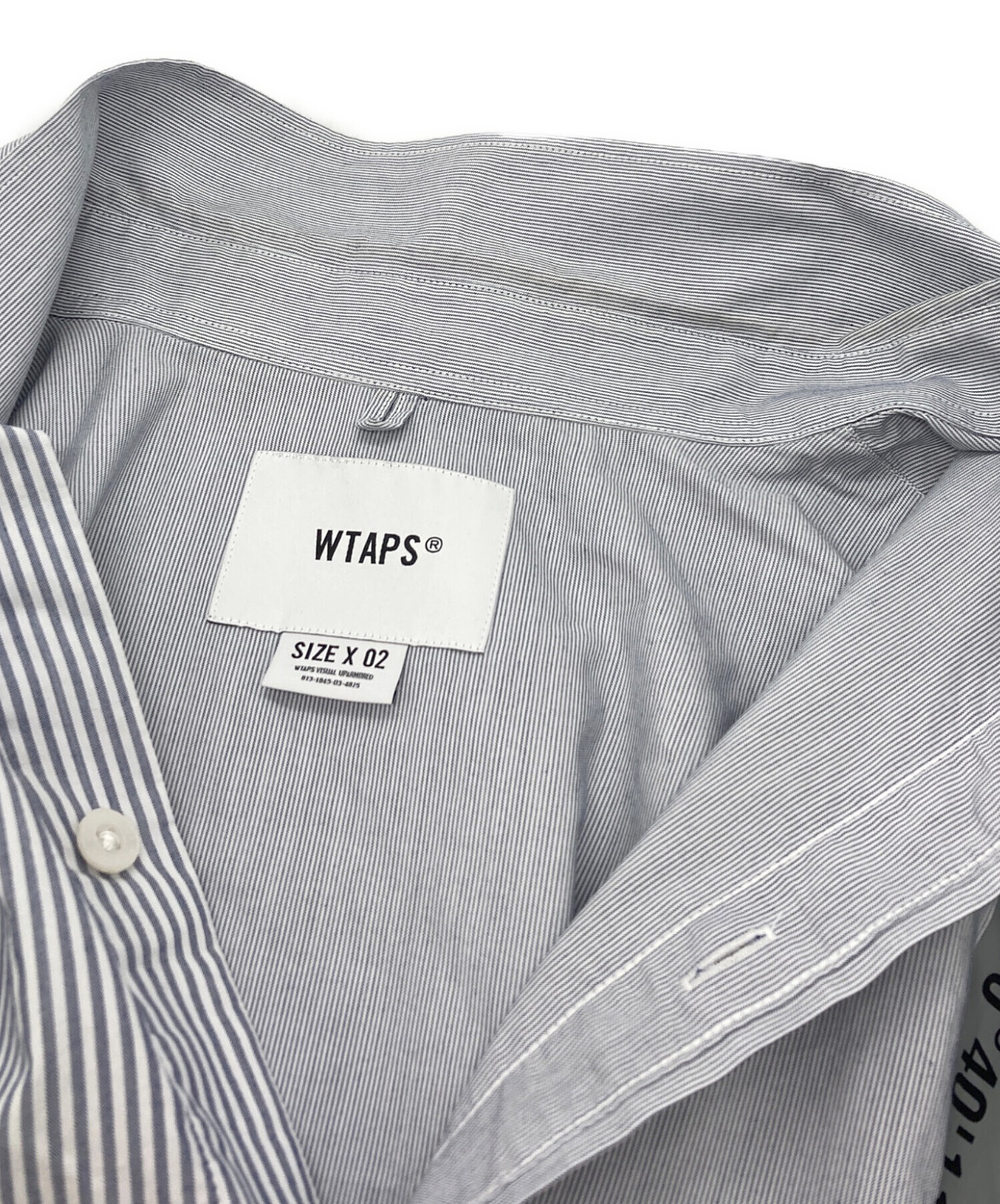 中古・古着通販】WTAPS (ダブルタップス) ボタンダウンシャツ ブルー