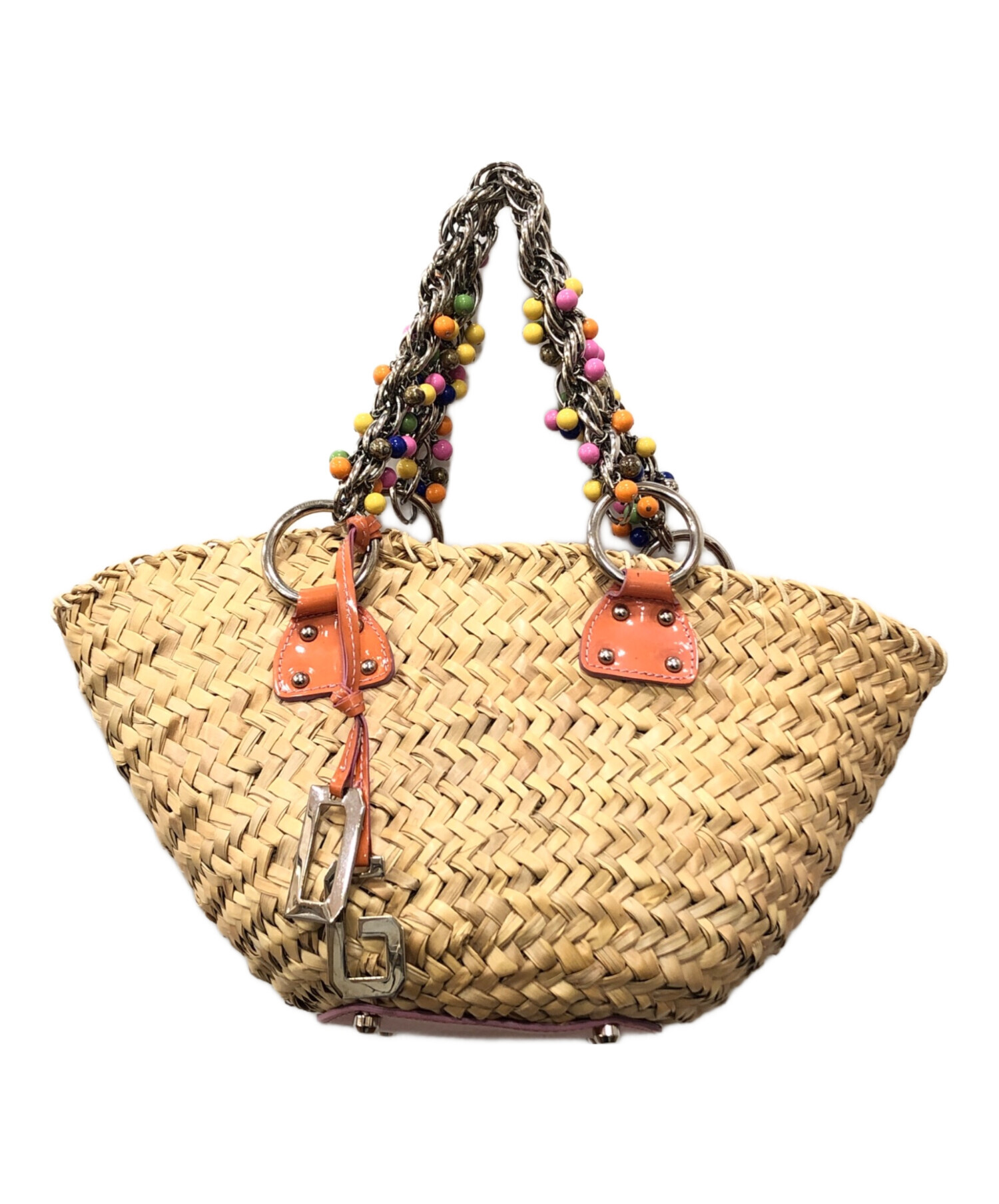 中古・古着通販】DOLCE & GABBANA (ドルチェ＆ガッバーナ) カゴバッグ 