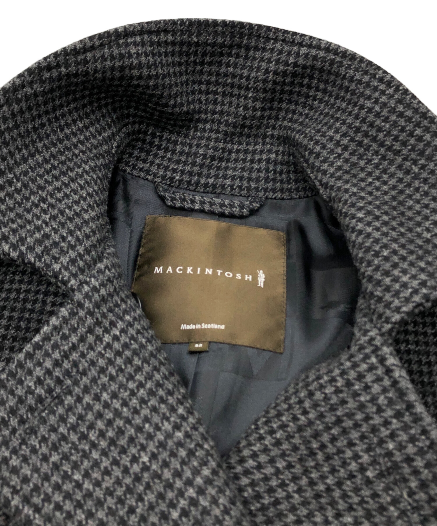 中古・古着通販】MACKINTOSH (マッキントッシュ) 千鳥柄ダブルコート