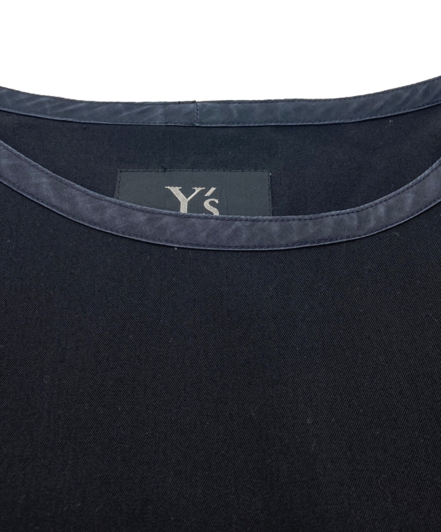 中古・古着通販】Y's (ワイズ) ブラウスワンピース ネイビー サイズ:L