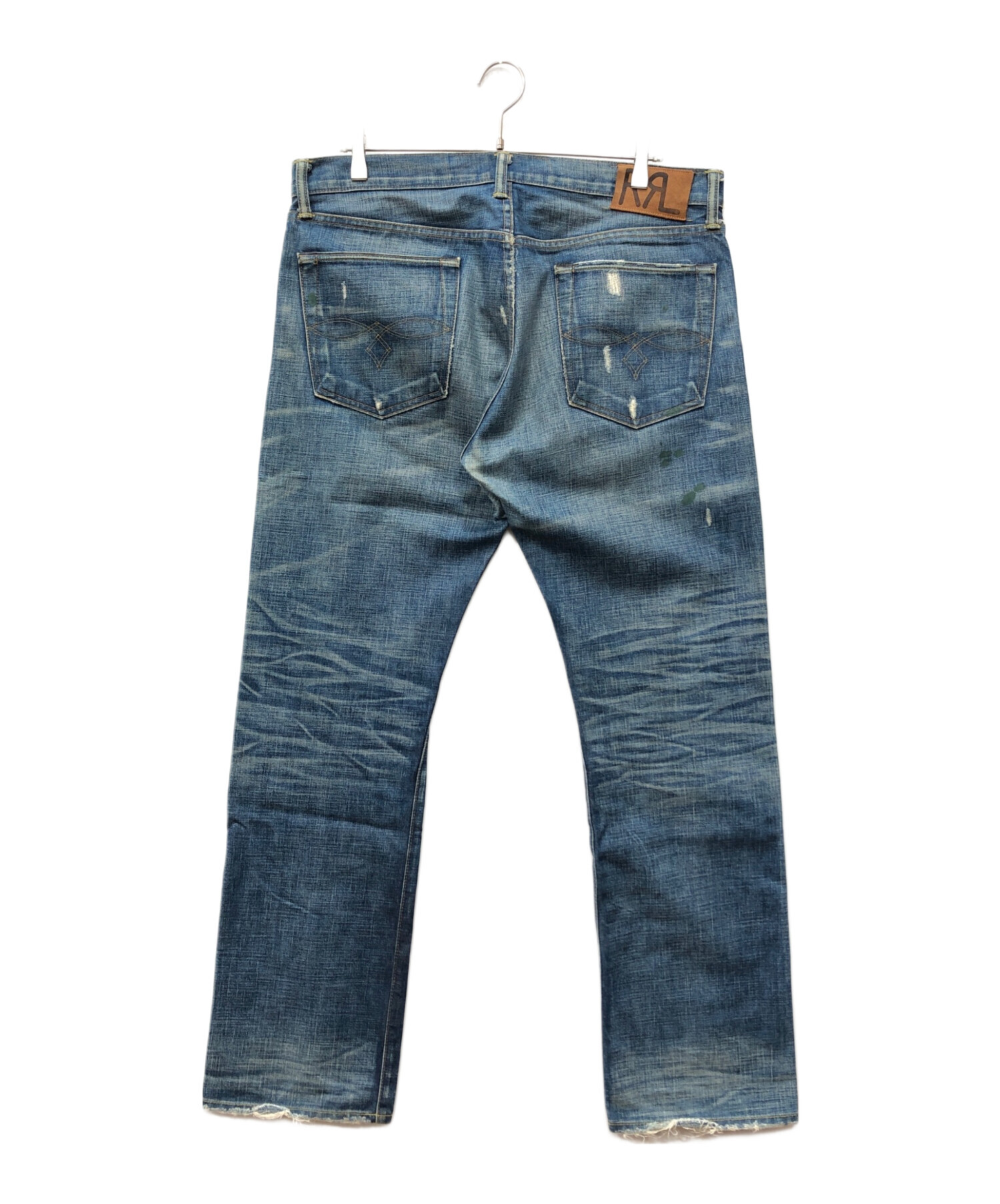 中古・古着通販】RRL (ダブルアールエル) デニムパンツ インディゴ 