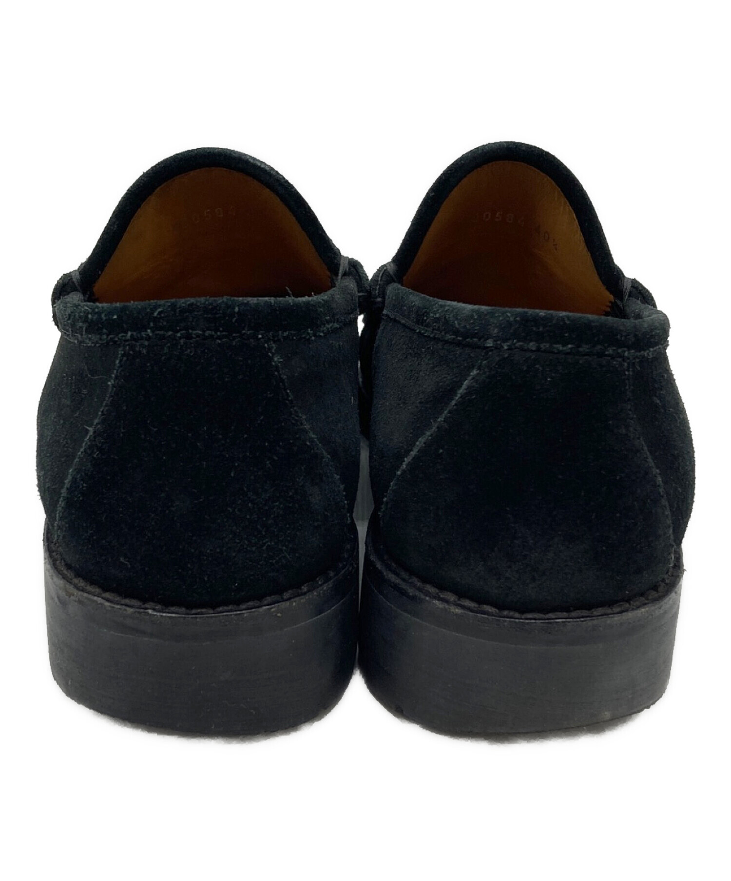 GUCCI スエード ホースビット ローファー 黒 サイズ40 中古・古着通販】GUCCI (グッチ) ホースビットローファー ブラック