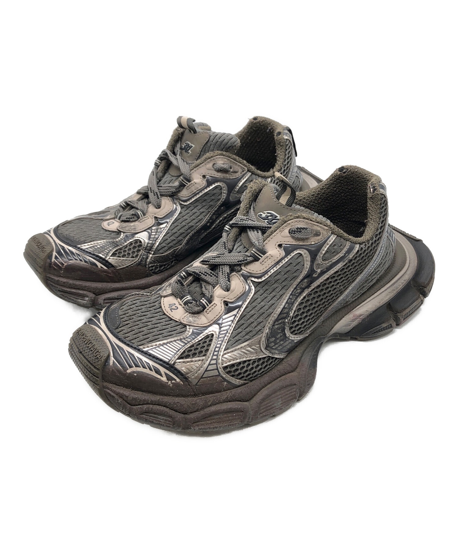 中古・古着通販】BALENCIAGA (バレンシアガ) USED加工3XLスニーカー