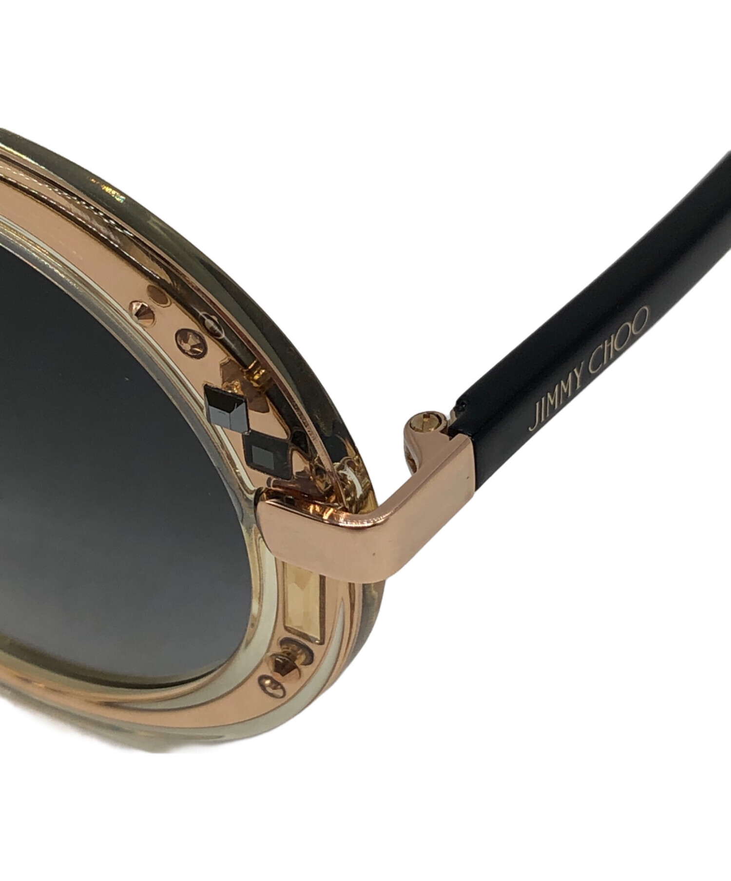 中古・古着通販】JIMMY CHOO (ジミーチュウ) サングラス ゴールド