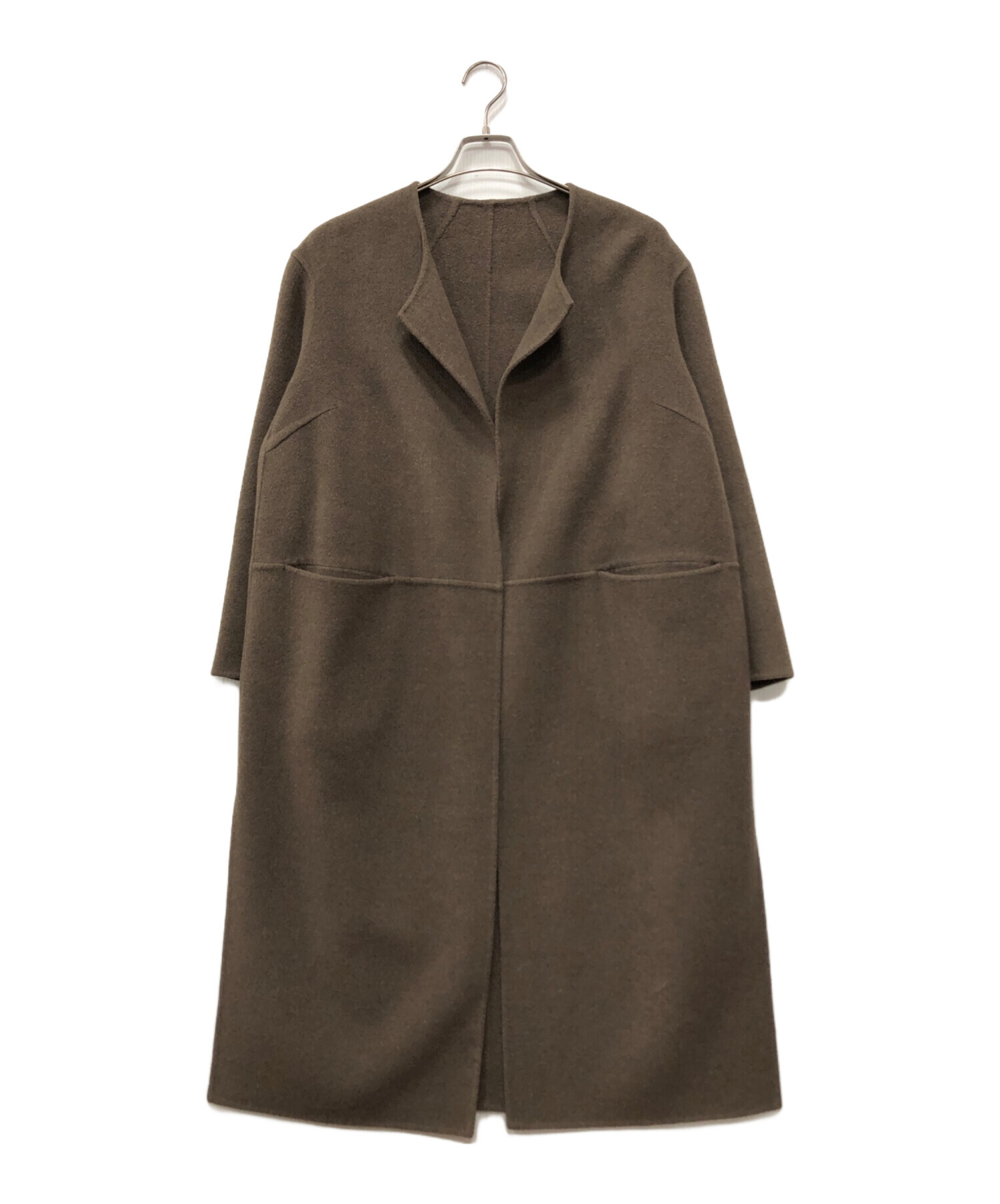 中古・古着通販】MUSE (ミューズ) victorian リバーロングノーカラー