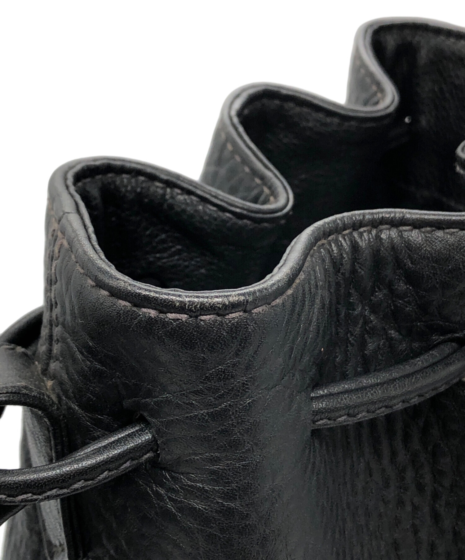 ☆値下げ☆COACH ブラック レザー リュック 巾着バッグ COACH（コーチ） 並行輸入 リュックサック リファインドカーフレザー