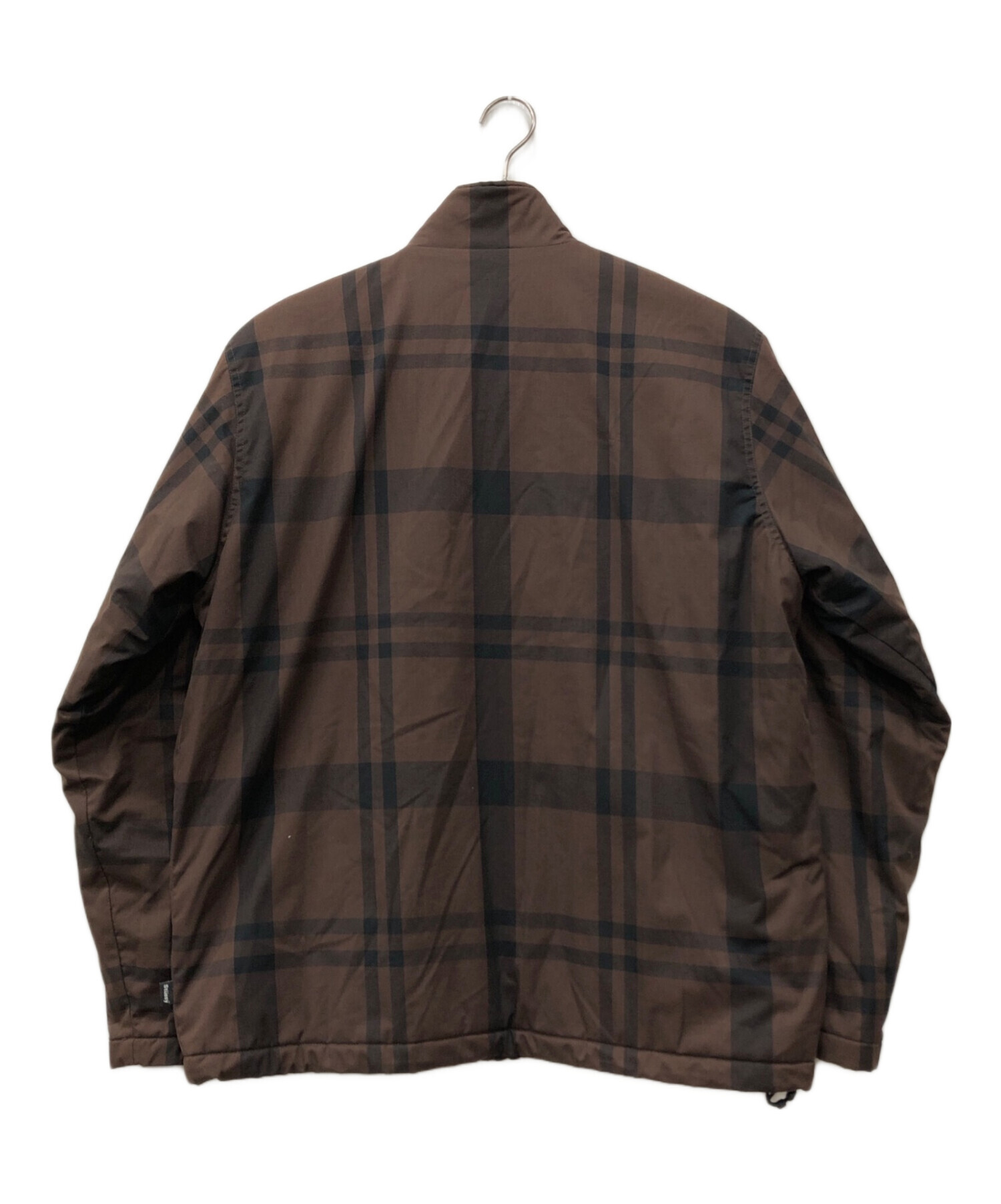 中古・古着通販】stussy (ステューシー) 中綿チェックブルゾン