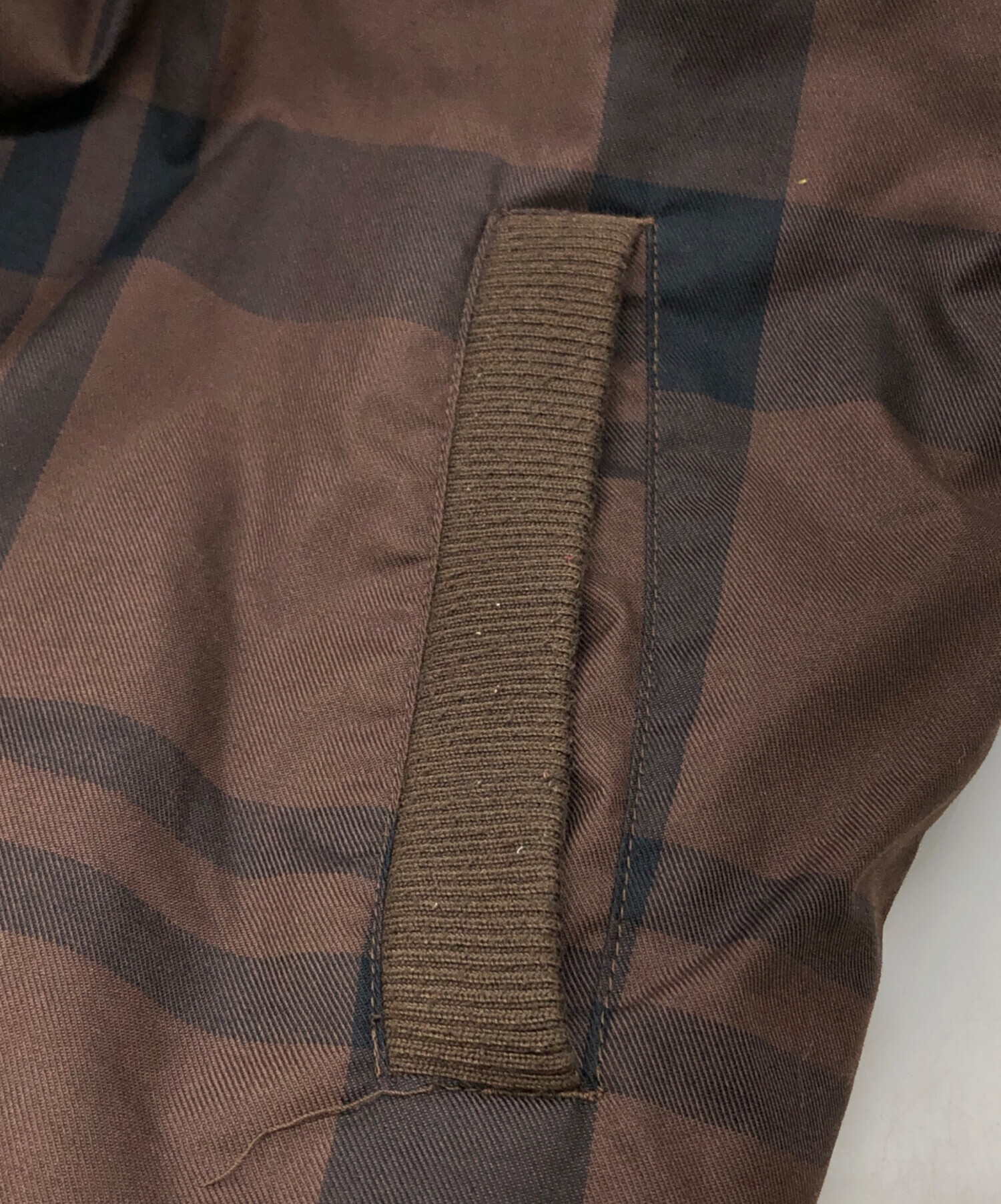 中古・古着通販】stussy (ステューシー) 中綿チェックブルゾン