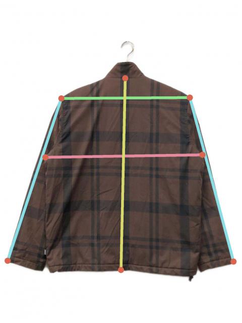 中古・古着通販】stussy (ステューシー) 中綿チェックブルゾン