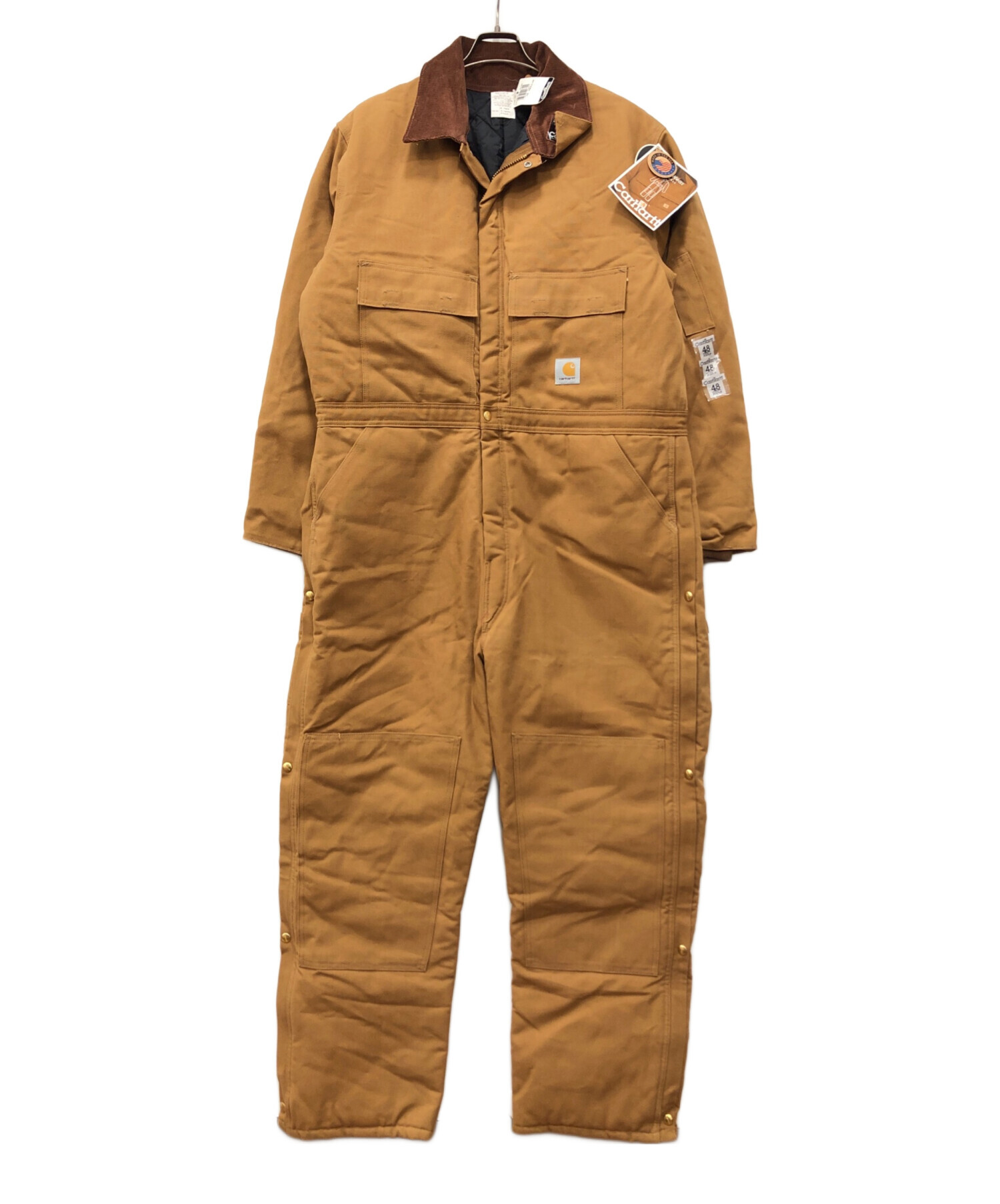 中古・古着通販】CarHartt (カーハート) つなぎ ブラウン サイズ:48