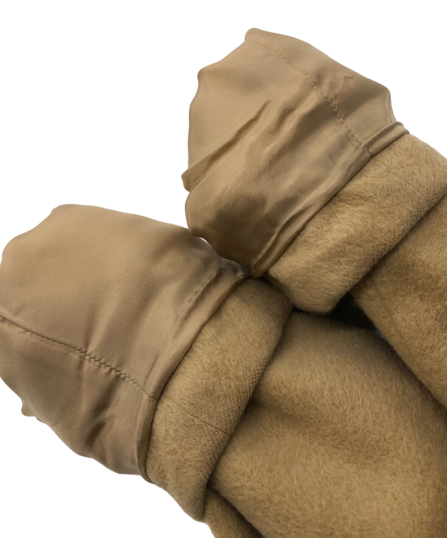 中古・古着通販】BURBERRY (バーバリー) 2WAYファーアンゴラコート