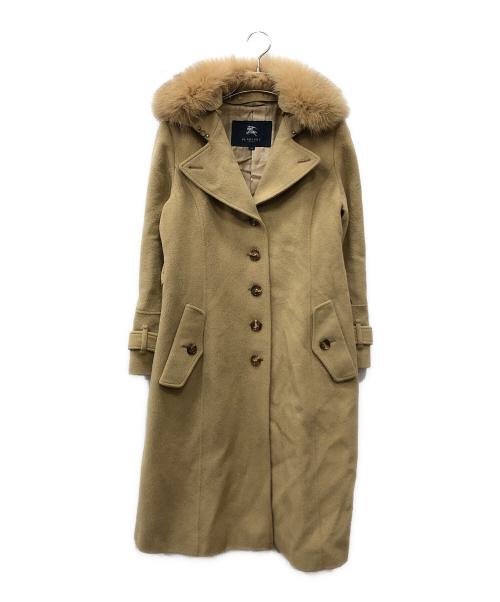 中古・古着通販】BURBERRY (バーバリー) 2WAYファーアンゴラコート