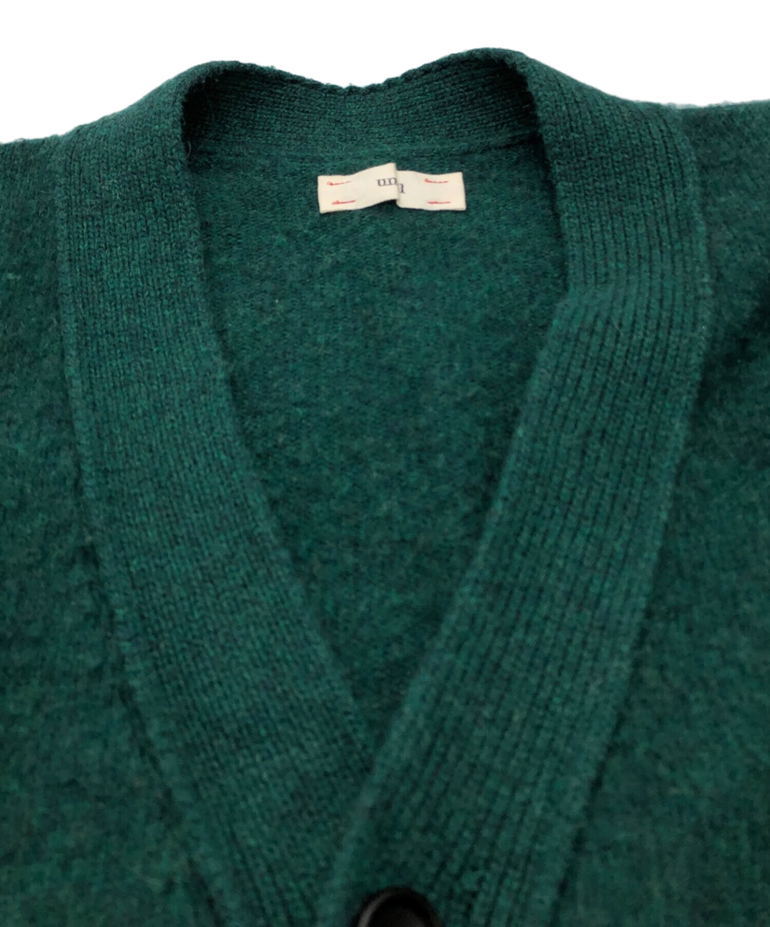 中古・古着通販】unfil (アンフィル) brushed camel cardigan グリーン 