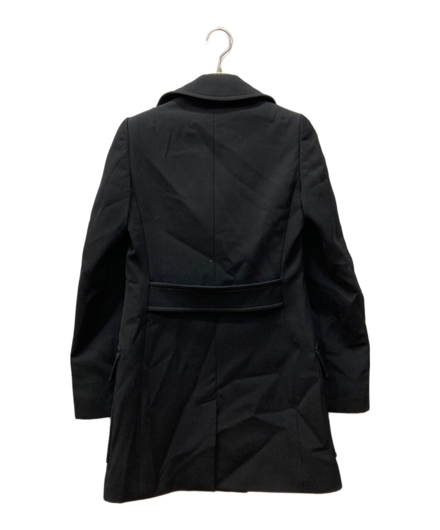 中古・古着通販】GUCCI (グッチ) ダブルコート ブラック サイズ:M