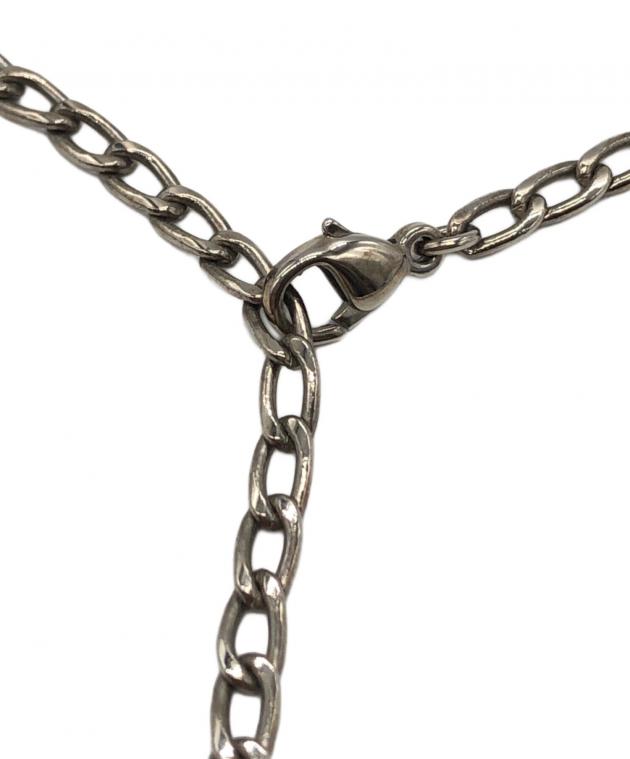 中古・古着通販】CHANEL (シャネル) ドッグタグ シルバー×ブラック
