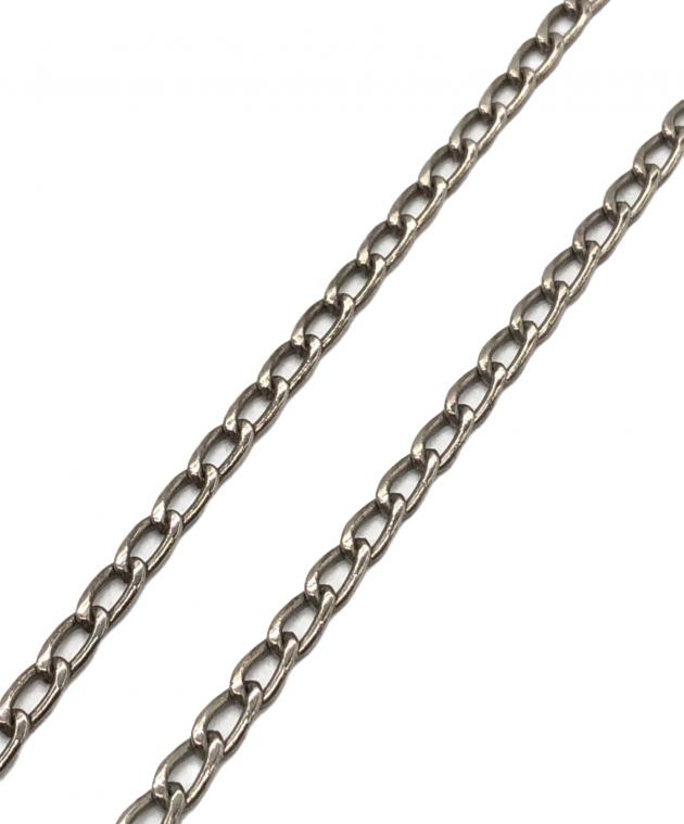 中古・古着通販】CHANEL (シャネル) ドッグタグ シルバー×ブラック