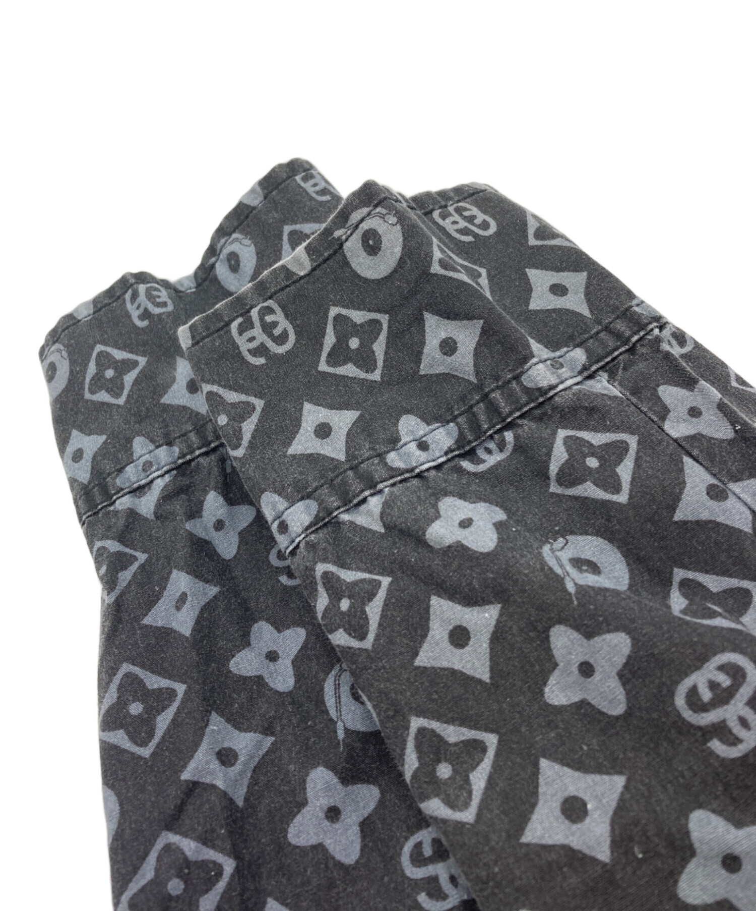 OLD STUSSY 長袖シャツ モノグラム ステューシー STUSSY USA製 OLD STUSSY オールド ステューシー