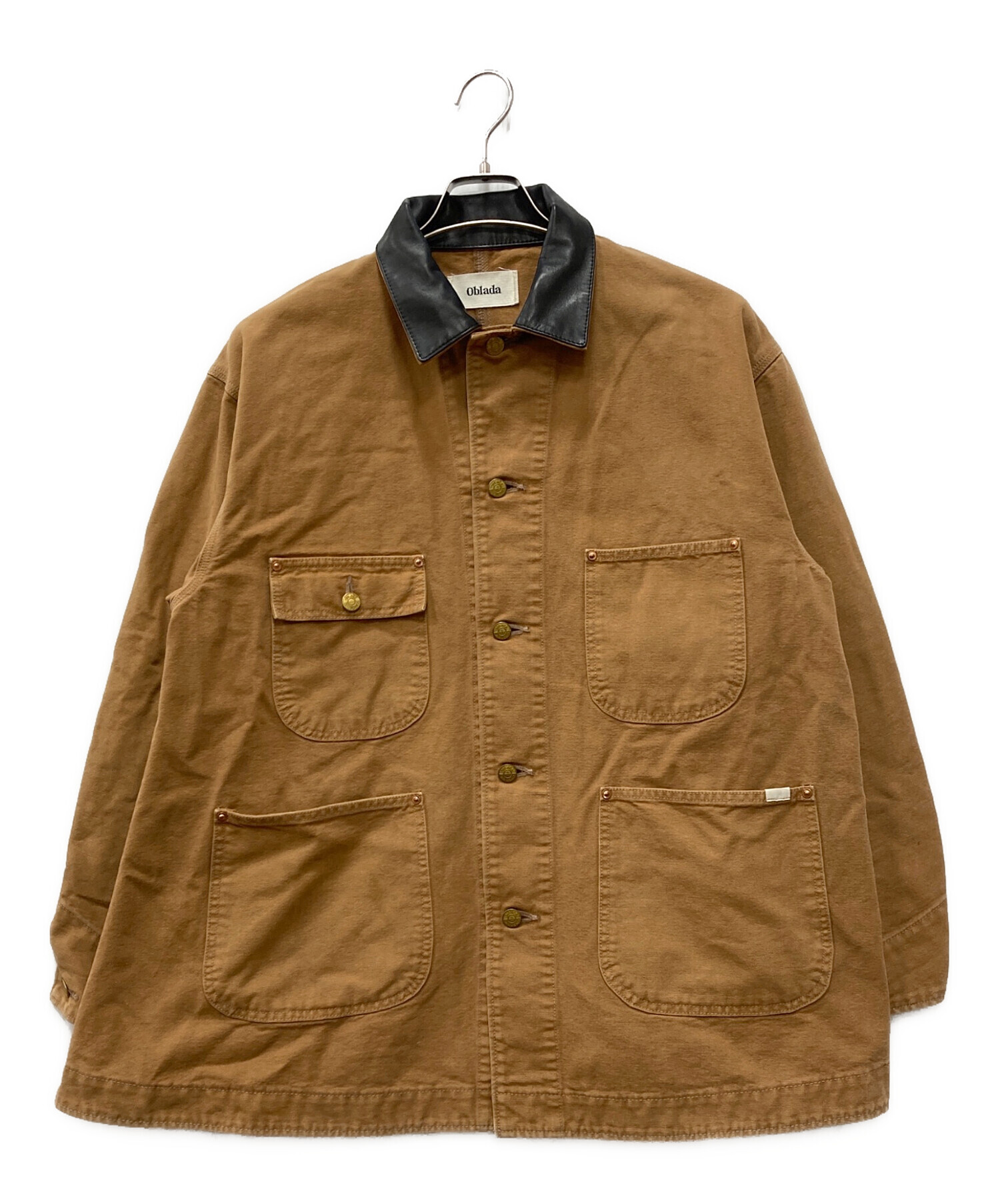 中古・古着通販】OBLADA (オブラダ) TENT LINE COVERALL ブラウン