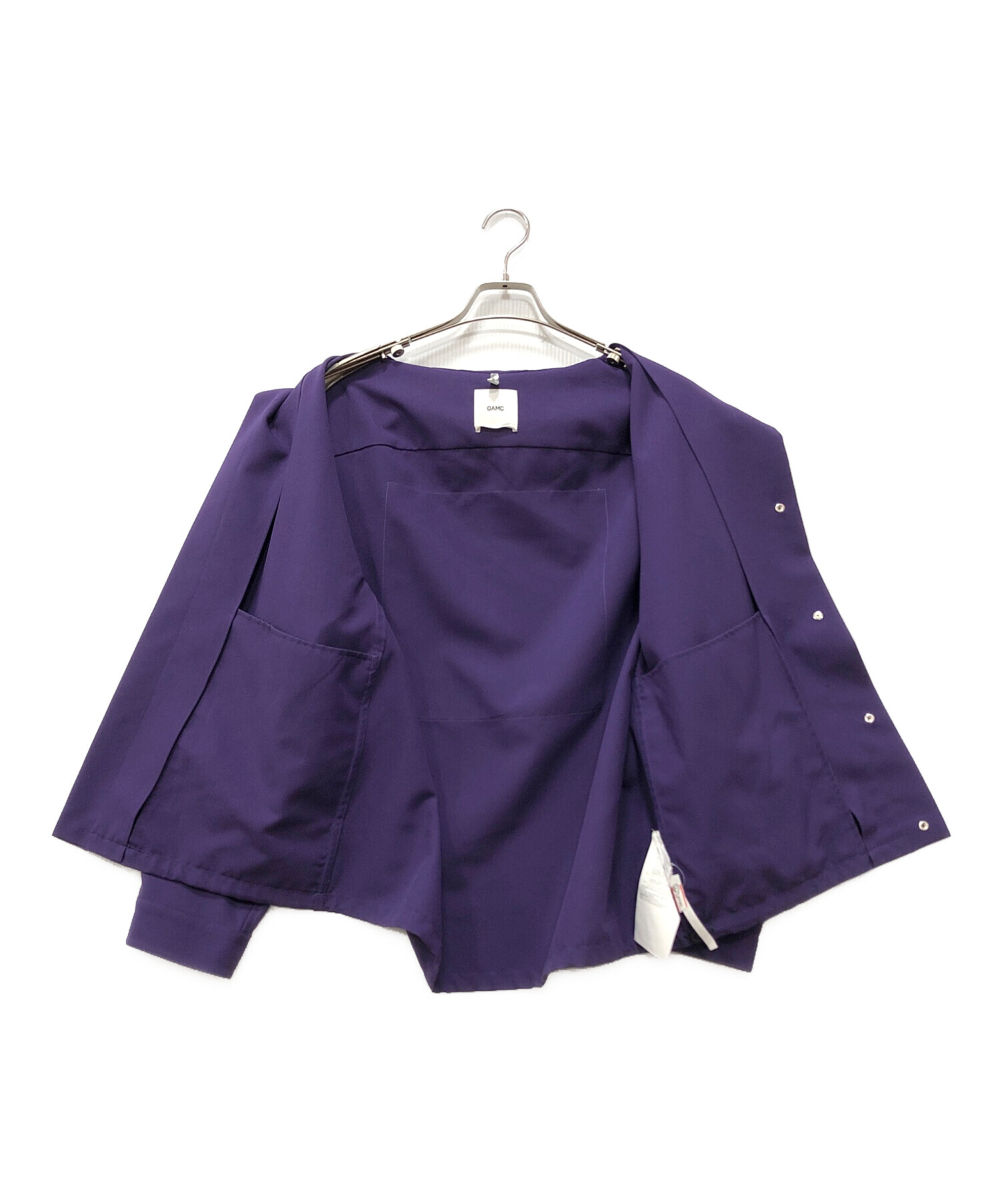 中古・古着通販】OAMC (オーエーエムシー) SYSTEM SHIRT パープル