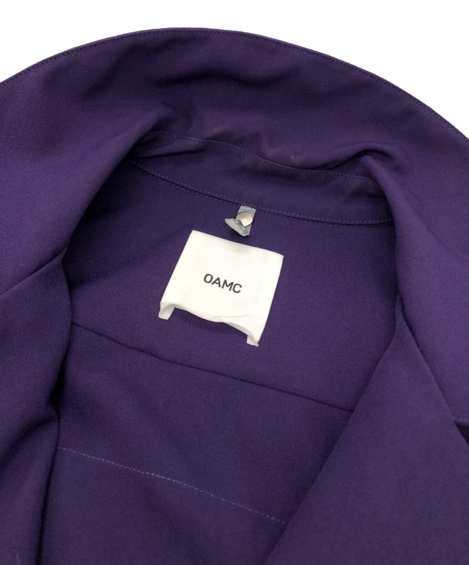 中古・古着通販】OAMC (オーエーエムシー) SYSTEM SHIRT パープル